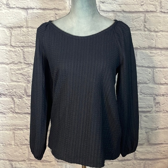 LOFT lightweight textured blouse - Picture 1 of 6